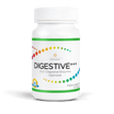 DIGESTIVE+++ probiotic prebiotic and enzyme blend supplement bottle for gut health